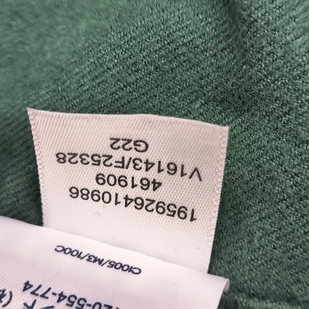 Lands End Mens XL Dark Green Cotton Flannel Button Down Shirt 461909 Traditional - Picture 7 of 11
